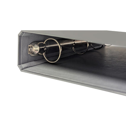 Raccoglitore ad anelli - 27 x 32 cm - Ø 30 mm - grigio chiaro - BM