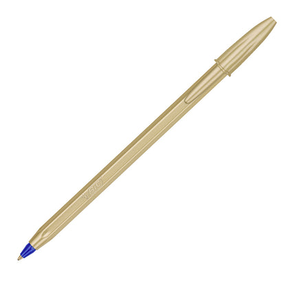 Penna sfera Cristal Glacè - 1.0 mm - fusto oro - Bic - conf. 20 pezzi
