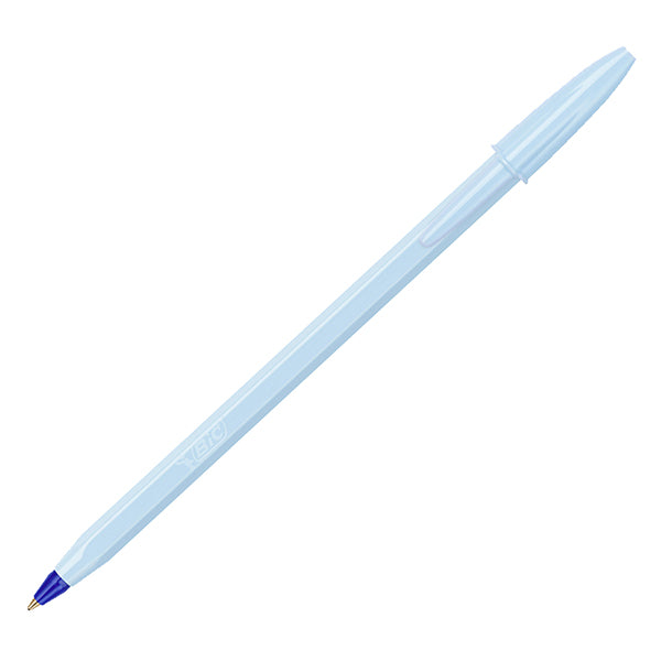 Penna sfera Cristal Pastel - 1.0 mm - fusto colori assortiti - Bic - conf. 20 pezzi