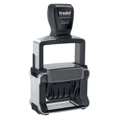 Timbro Professional 4.0 5440 Datario - 4,9 x 2,8 cm - 4 mm - personalizzabile - autoinchiostrante - cartuccia non inclusa- Trodat
