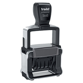 Timbro Professional 4.0 5440 Datario - 4,9 x 2,8 cm - 4 mm - personalizzabile - autoinchiostrante - cartuccia non inclusa- Trodat