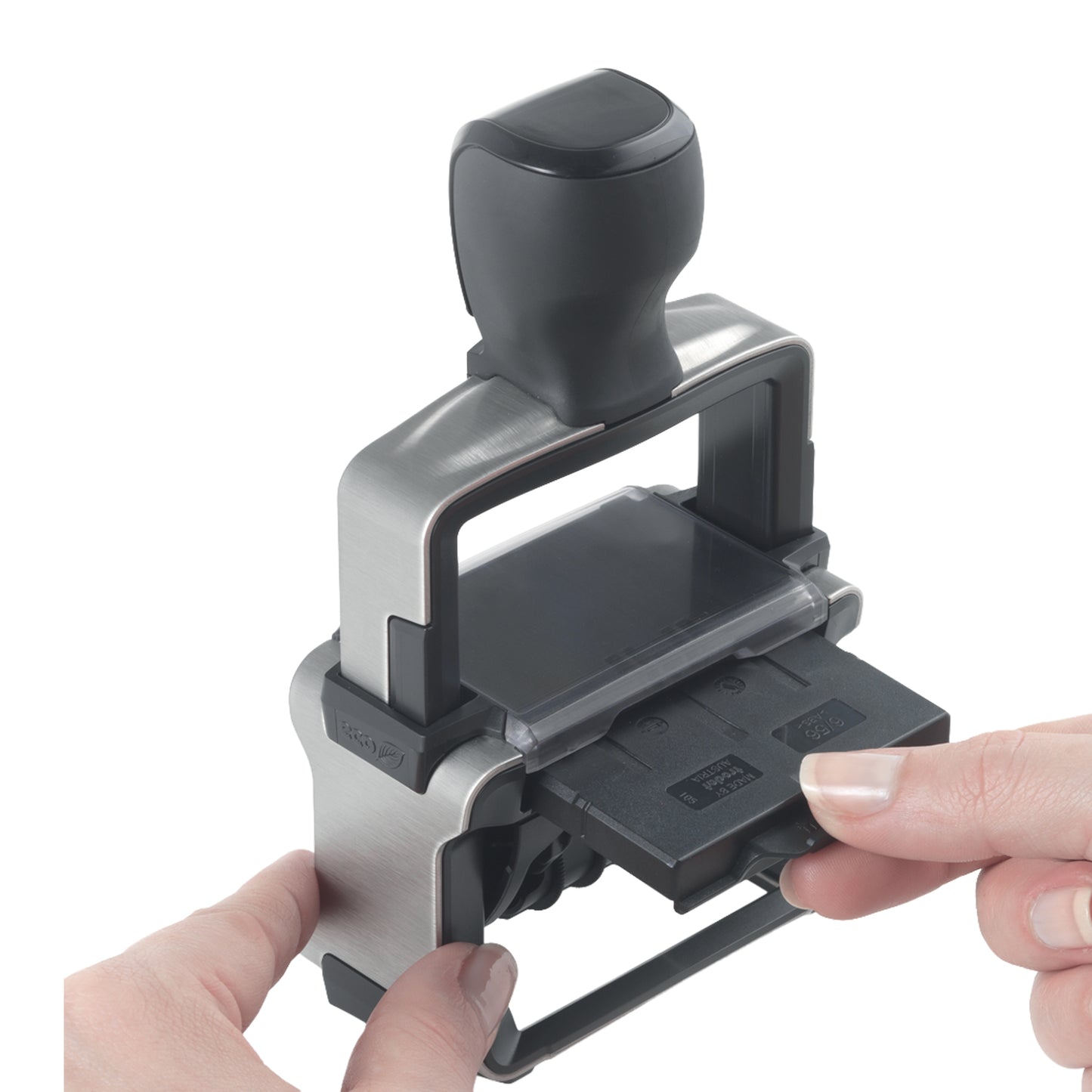 Timbro Professional 4.0 5460 Datario - 5,6 x 3,3 cm - 4 mm - personalizzabile - autoinchiostrante - cartuccia non inclusa -  Trodat