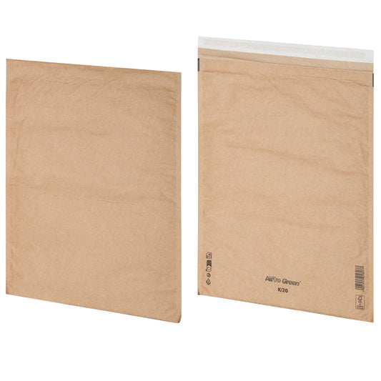 Busta imbottita AirPro Green - 37 x 47 cm - carta - avana - Bong Packaging - conf. 50 pezzi