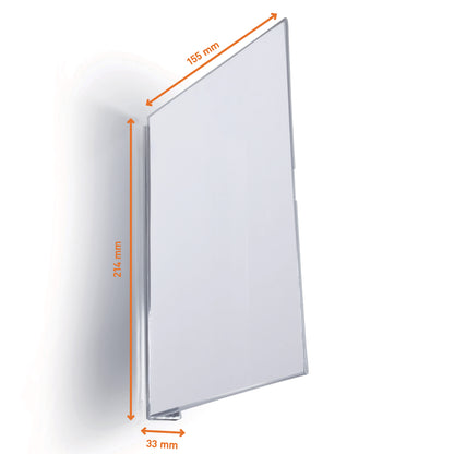 Cartello da corsia a bandiera - magnetico - A5 verticale - PET - Durable - conf. 10 pezzi