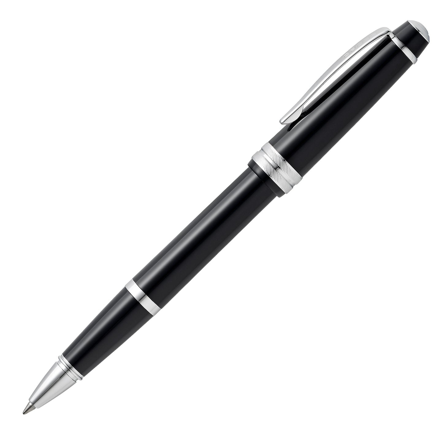 Penna roller Bailey Light - punta F - fusto nero/cromo - Cross