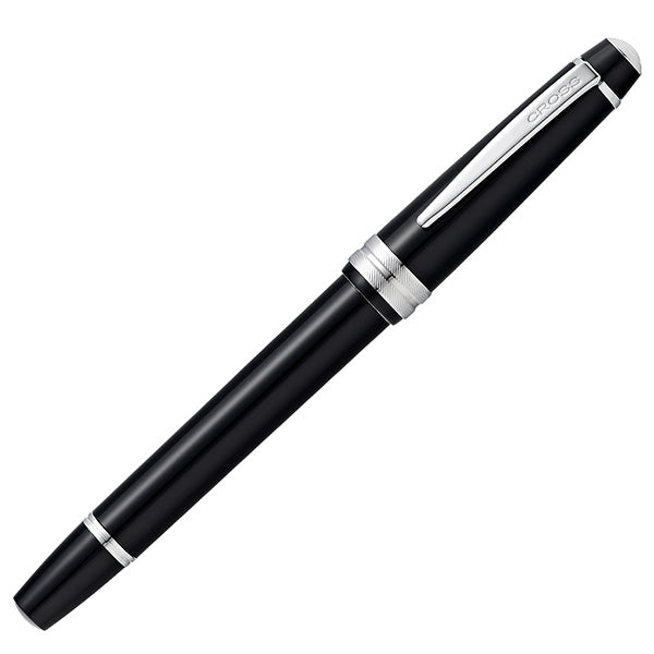 Penna stilografica Bailey Light - punta M - fusto nero/cromo - Cross