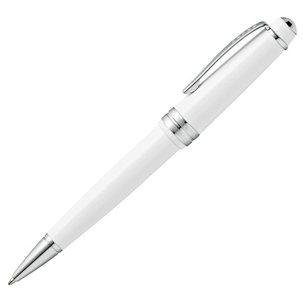 Penna sfera Bailey Light - punta F - fusto bianco/cromo - Cross