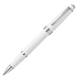 Penna roller Bailey Light - punta F - fusto bianco/cromo - Cross