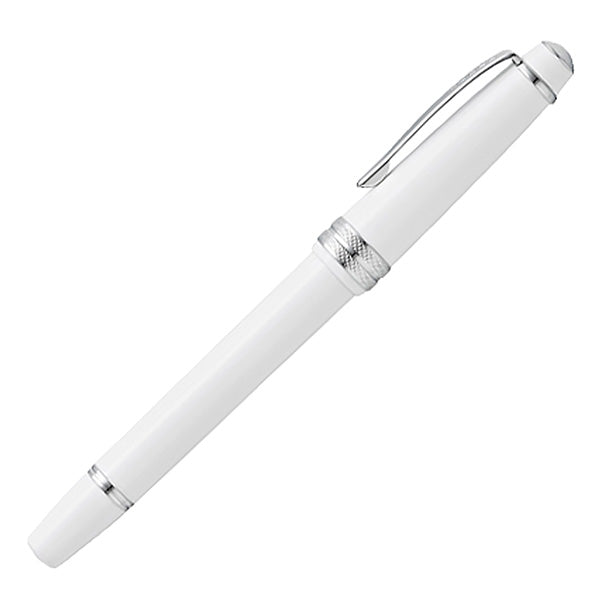Penna roller Bailey Light - punta F - fusto bianco/cromo - Cross
