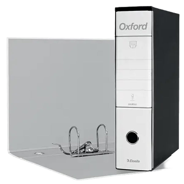 Registratore Oxford G85 - dorso 8 cm - protocollo 23 x 33 cm - bianco - Esselte