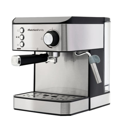 Macchinetta caffè 3in1 Robusta plus - 24 x 28 x 28 cm - 850 W - argento - Melchioni family