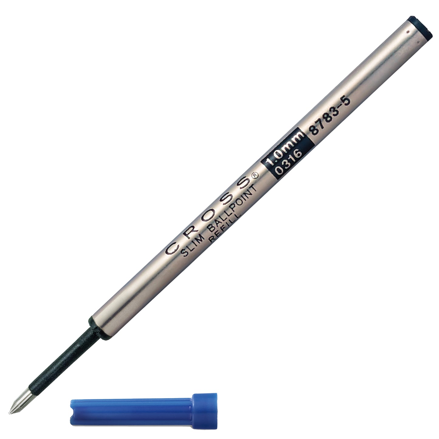 Refill per sfera Click Cross - punta media - blu  - Cross