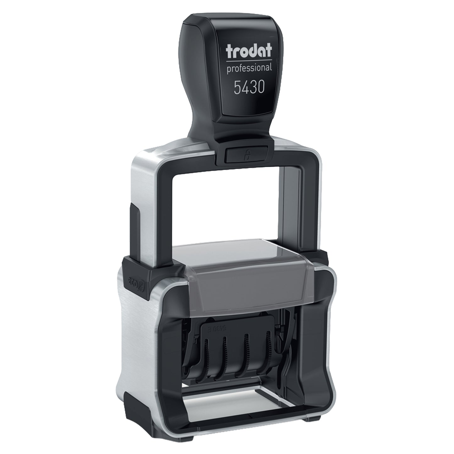 Timbro Professional datario 3 testi 5430  + RICEVUTO/PAGATO/REGISTRATO - 4 mm - autoinchiostrante - Trodat