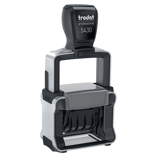 Timbro Professional datario 3 testi 5430  + RICEVUTO/PAGATO/REGISTRATO - 4 mm - autoinchiostrante - Trodat