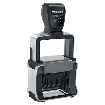Timbro Professional datario 3 testi 5430  + RICEVUTO/PAGATO/REGISTRATO - 4 mm - autoinchiostrante - Trodat