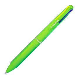 Penna a sfera 4 Multi Chrome - punta 1,00 mm - 4 colori - verde neon  - Osama
