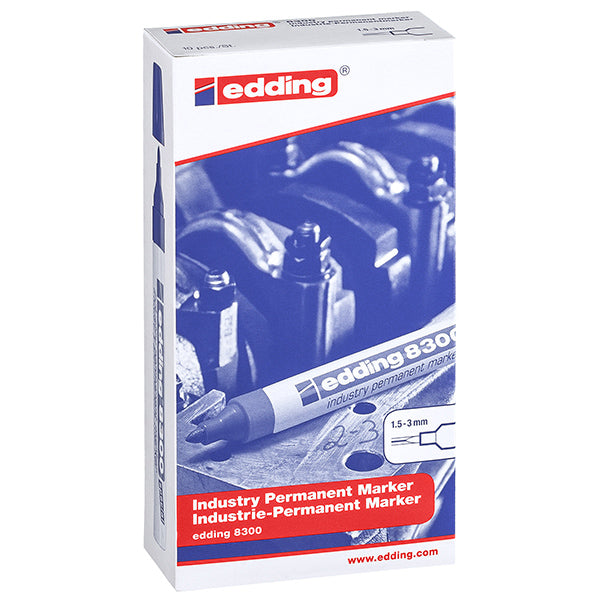 Marcatore industriale 8300 - permanente – 1,5 a 3 mm - nero – Edding