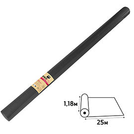 Tovaglia damascata - in rotolo - 1,18 x 25 m - carta - nero - Pro Nappe