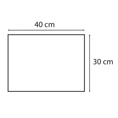 Tovaglietta monouso Tiss Lack - 30 x 40 cm - carta - bianco - Pro Nappe - conf. 500 pezzi