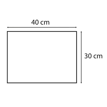 Tovaglietta monouso Tiss Lack - 30 x 40 cm - carta - bianco - Pro Nappe - conf. 500 pezzi