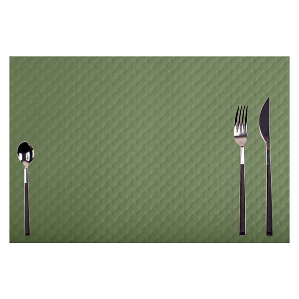 Tovaglietta monouso Tiss Lack - 30 x 40 cm - carta - verde oliva - Pro Nappe - conf. 500 pezzi