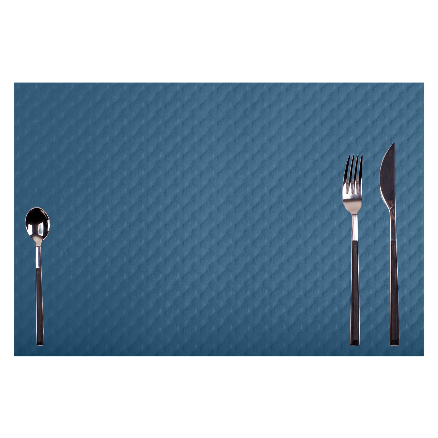 Tovaglietta monouso Tiss Lack - 30 x 40 cm - carta - blu pacifico - Pro Nappe - conf. 500 pezzi