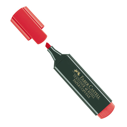 Evidenziatore Textliner 48 - punta a scalpello -  tratto 1,0-3,0-5,0mm - colori assortiti - Faber-Castell - 8 pezzi