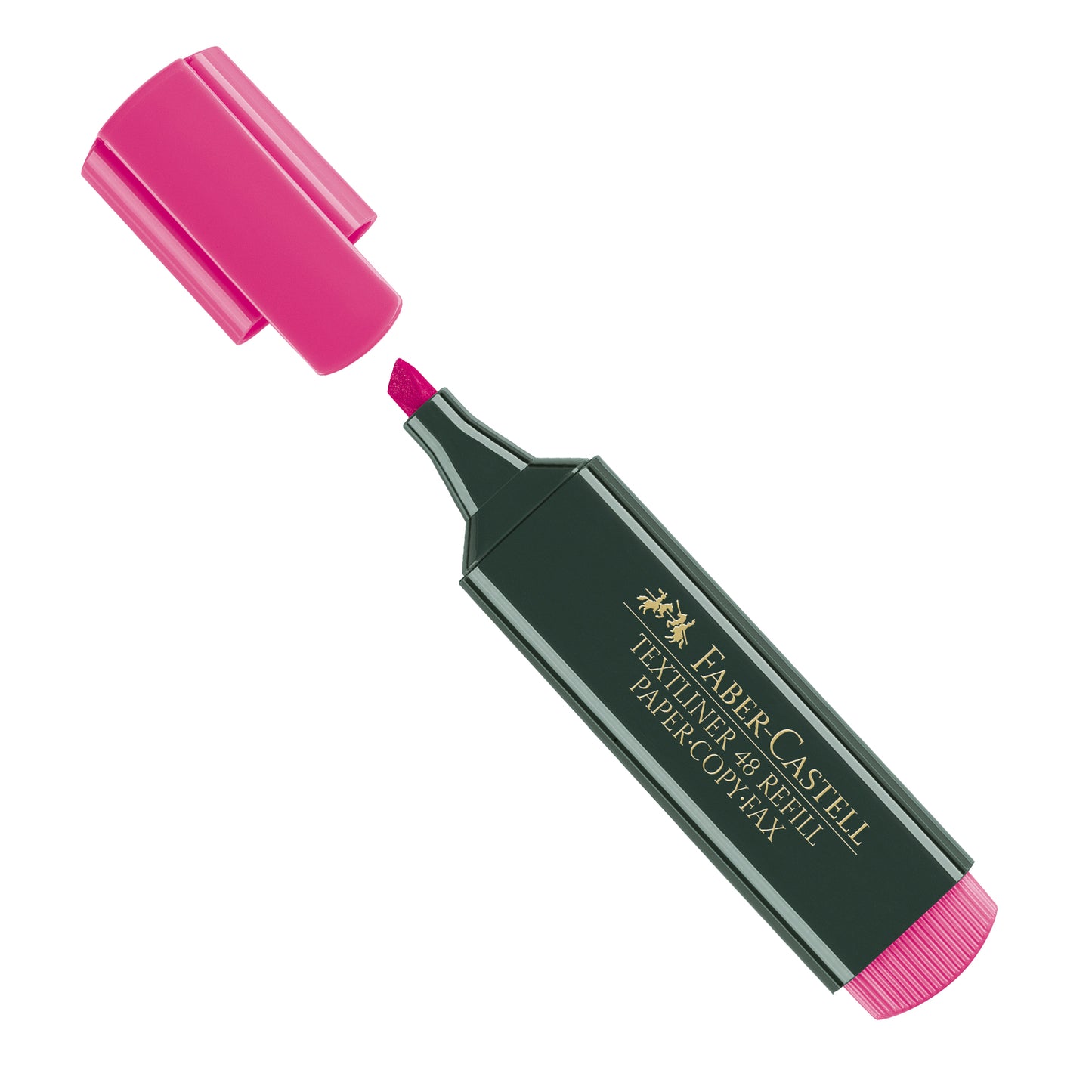 Evidenziatore Textliner 48 - punta a scalpello -  tratto 1,0-3,0-5,0mm - colori assortiti - Faber-Castell - 8 pezzi