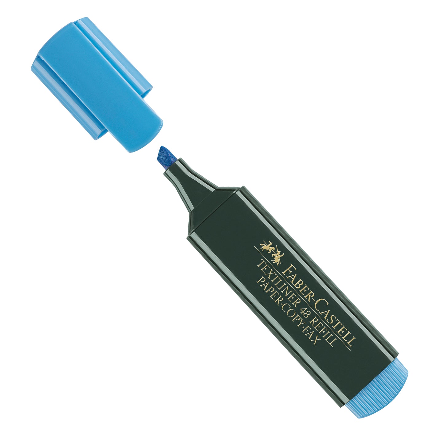 Evidenziatore Textliner 48 - punta a scalpello -  tratto 1,0-3,0-5,0mm - colori assortiti - Faber-Castell - 8 pezzi