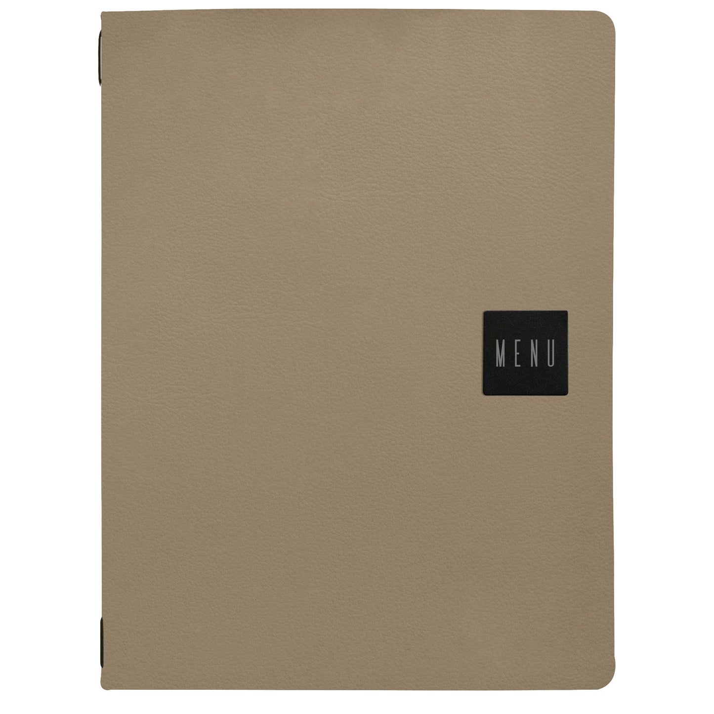 Porta menù Talk - 3 inserti doppi inclusi - A4 - 24,3 x 31,6 cm - beige - Stilcasa