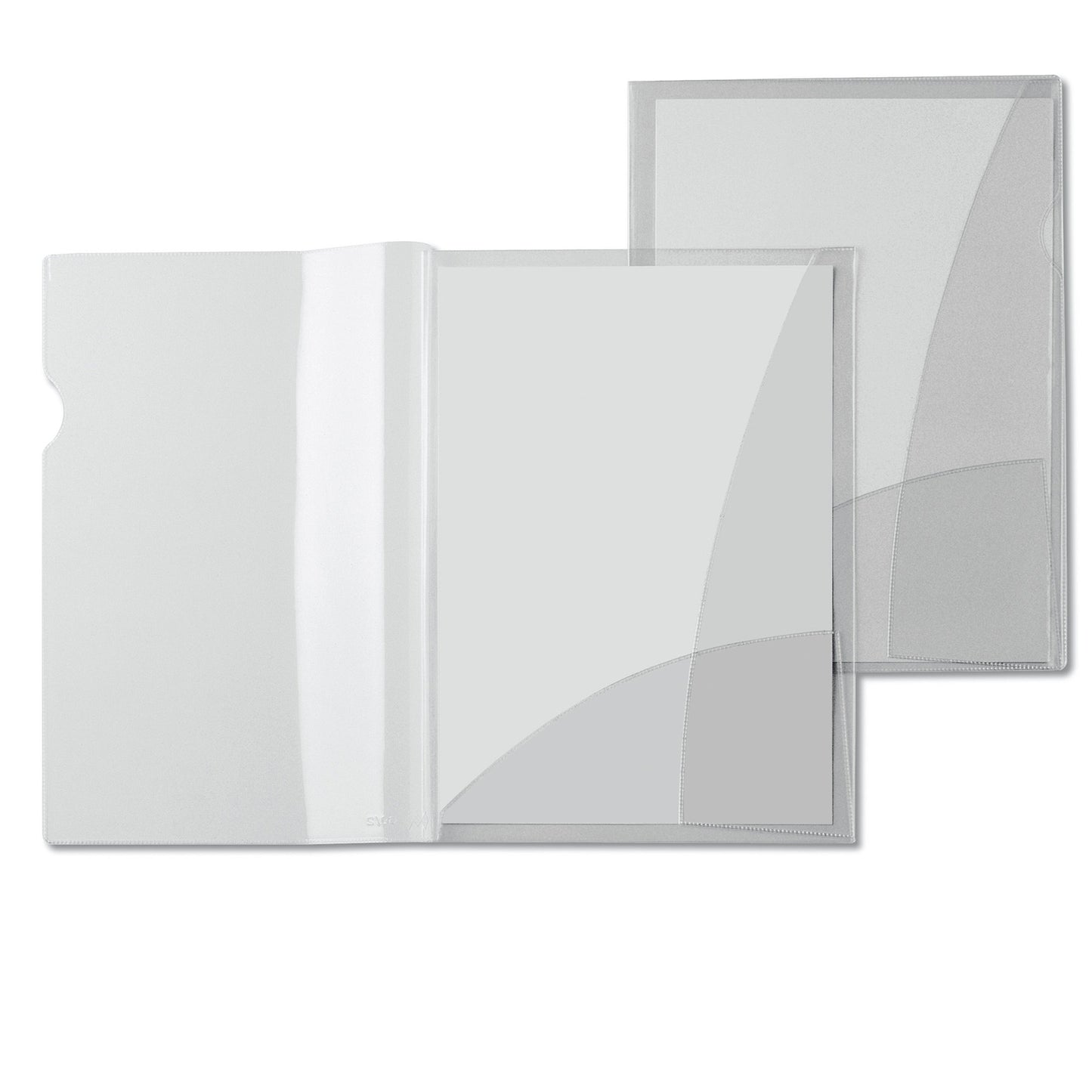 Cartella con doppia tasca Capri 69/2 - A4 - PVC - trasparente liscio - Sei Rota - conf. 5 pezzi
