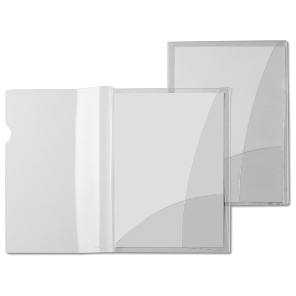 Cartella con doppia tasca Capri 69/2 - A4 - PVC - trasparente liscio - Sei Rota - conf. 5 pezzi