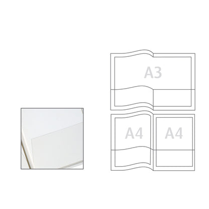 Cartella con doppia tasca Capri 69/T2 - A4 - PVC - trasparente liscio - Sei Rota - conf. 5 pezzi