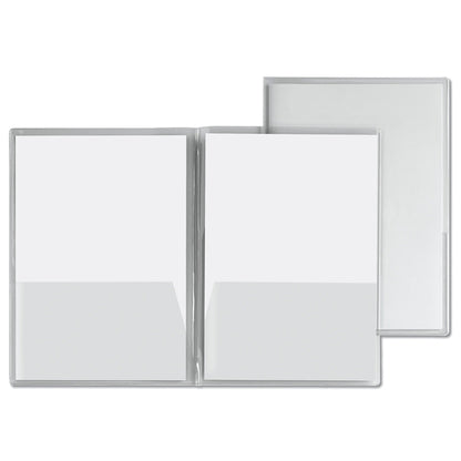 Cartella con doppia tasca Capri 69/T2 - A4 - PVC - trasparente liscio - Sei Rota - conf. 5 pezzi
