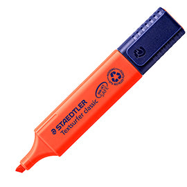 Evidenziatore - Textsurfer Classic - punta a scalpello - tratto1 - 5 mm - rosso - Staedtler