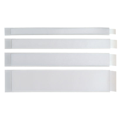 Portaetichette adesivo Ies L40 - 40 x 300 mm - grigio - Sei Rota - conf. 10 pezzi