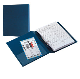 Raccoglitore Sanremo 2000 - 22 x 30 cm - 2 anelli a D 50 mm - dorso 7,5 cm - blu - Sei Rota