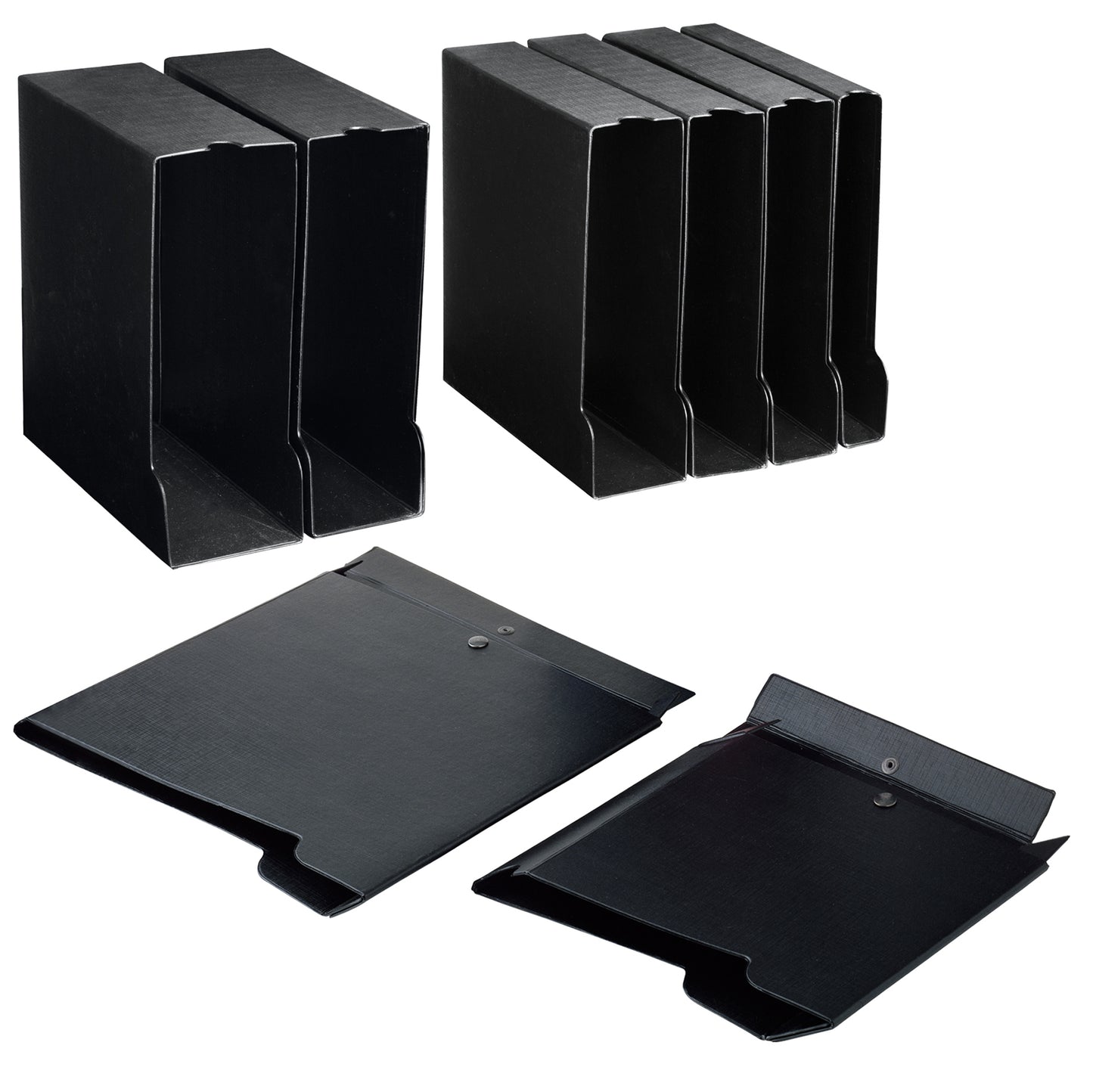Custodia per raccoglitori 25 - dorso 3,5 cm - nero - Sei rota