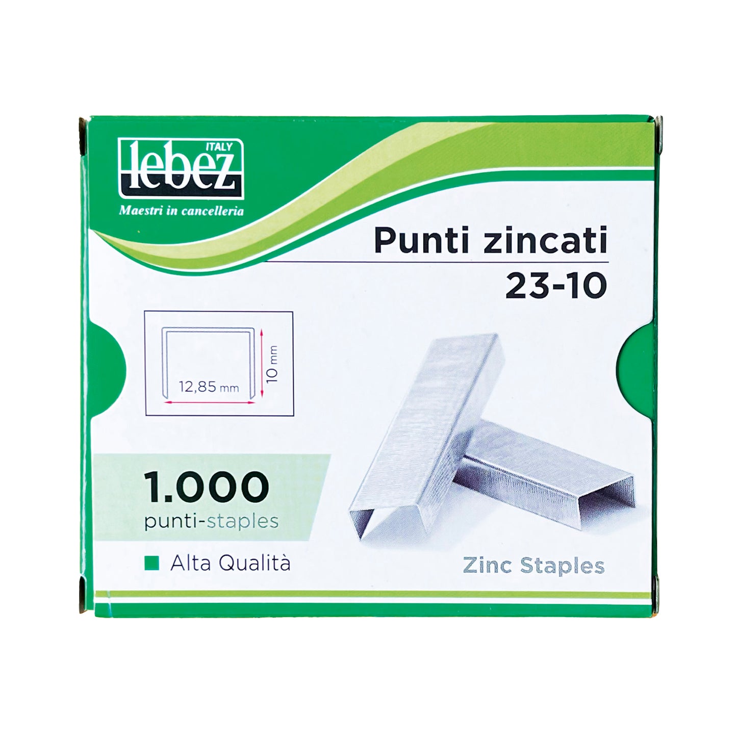 Punti KH - 23/10 - alti spessori - acciaio zincato - metallo - Lebez - conf. 1000 pezzi
