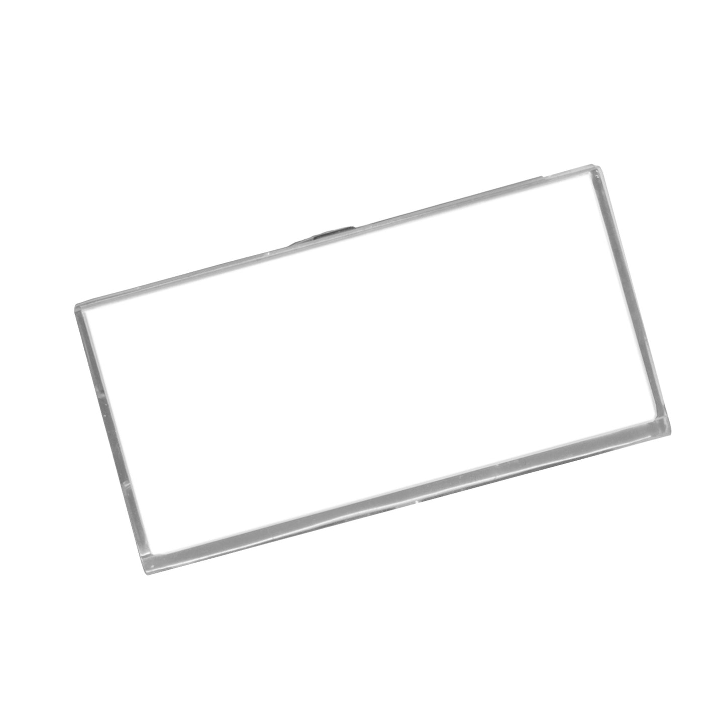 Portabadge con clip e spilla - 6,5 x 3 cm - Lebez