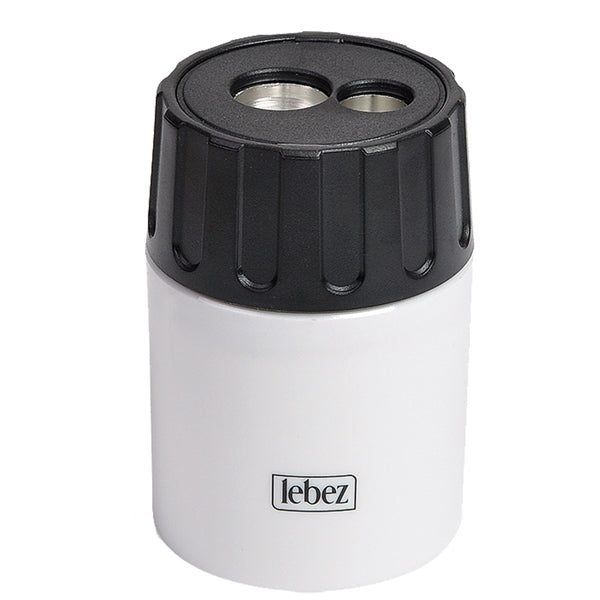 Temperamatite - 2 fori - con contenitore - Lebez