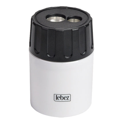 Temperamatite - 2 fori - con contenitore - Lebez
