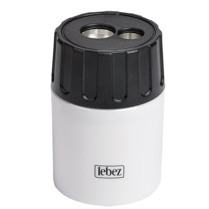 Temperamatite - 2 fori - con contenitore - Lebez