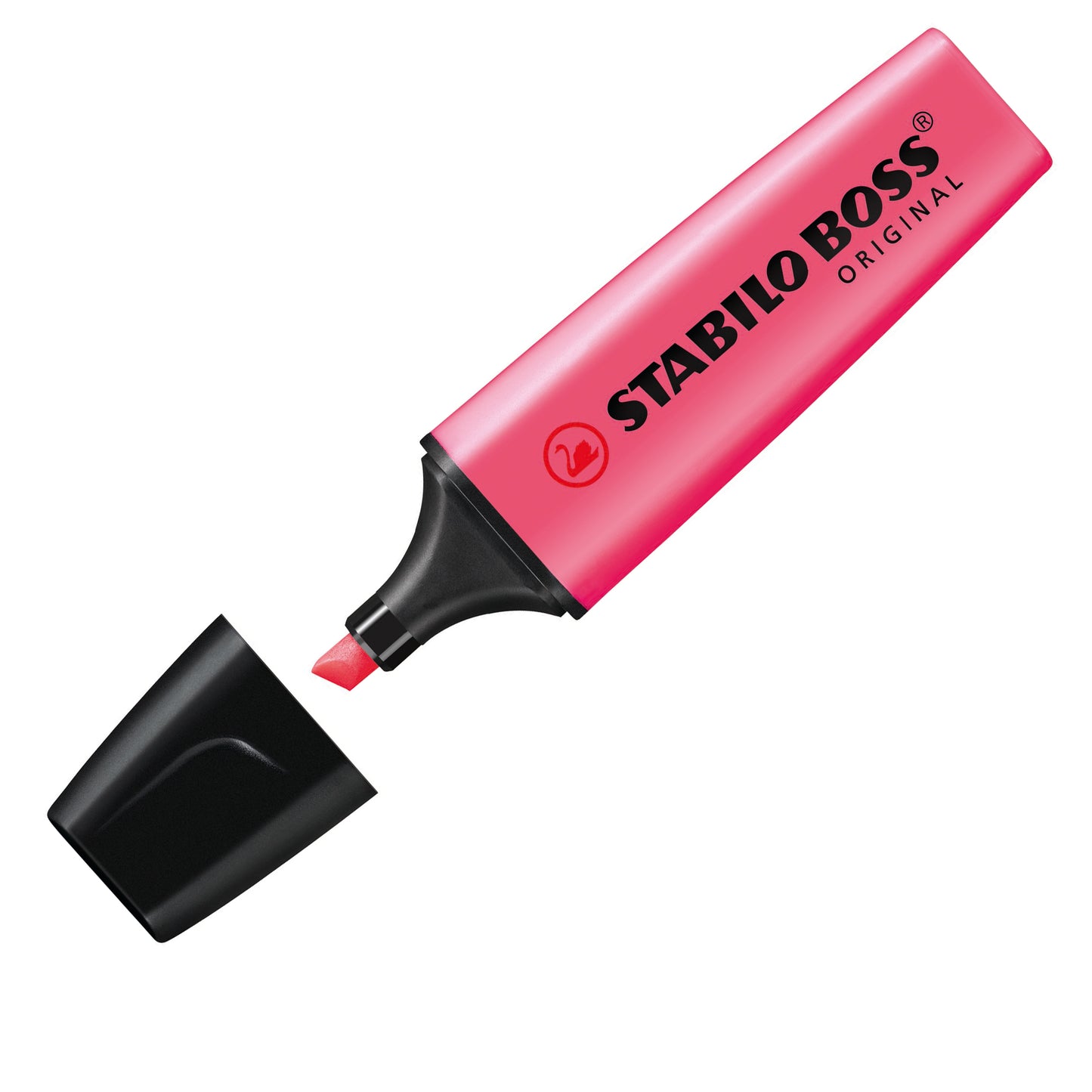 Evidenziatore Stabilo Boss Original - punta a scalpello - tratto da 2 - 5 mm - colori assortiti - Stabilo - conf. 4 pezzi