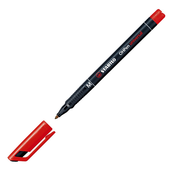 Pennarello OHPen universal permanente 843  - punta media 1,0 mm - rosso - Stabilo