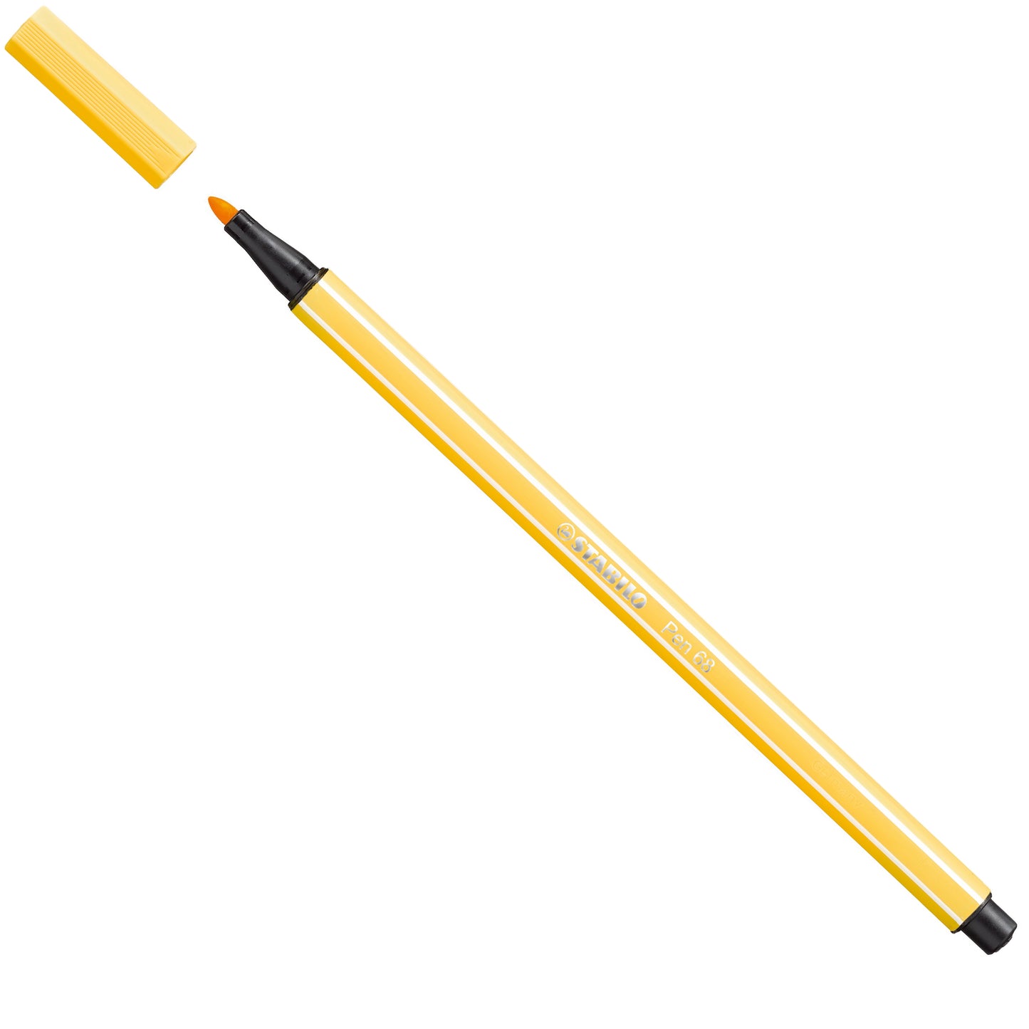 Pennarello Pen 68 - giallo 44 - Stabilo