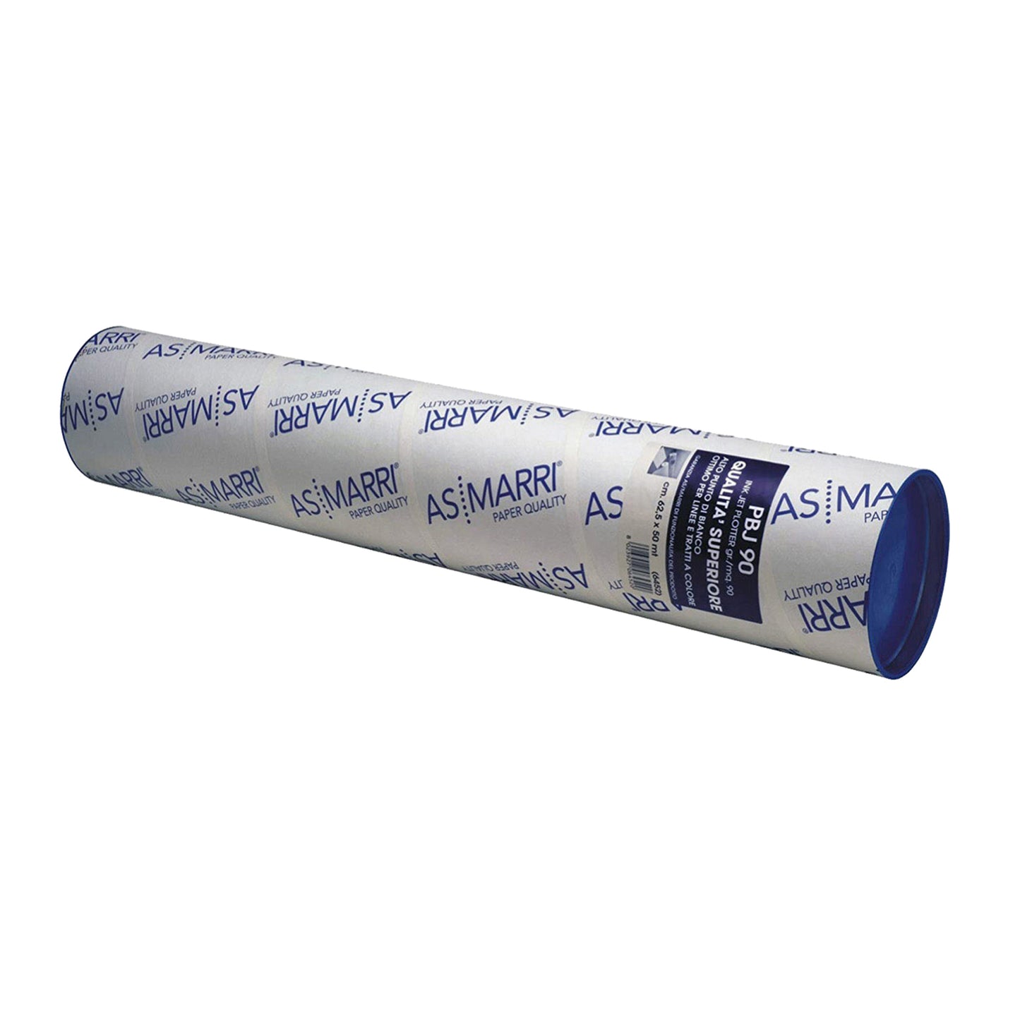 Carta plotter PBJ.90S - 420 mm x 50 mt - 90 gr - inkjet - opaca - bianco - As Marri