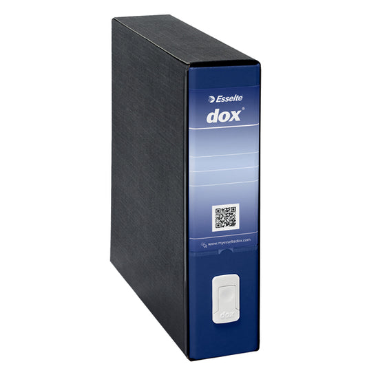 Registratore Dox 9 - dorso 8 cm - 35 x 31,5 cm - blu - Esselte Dox