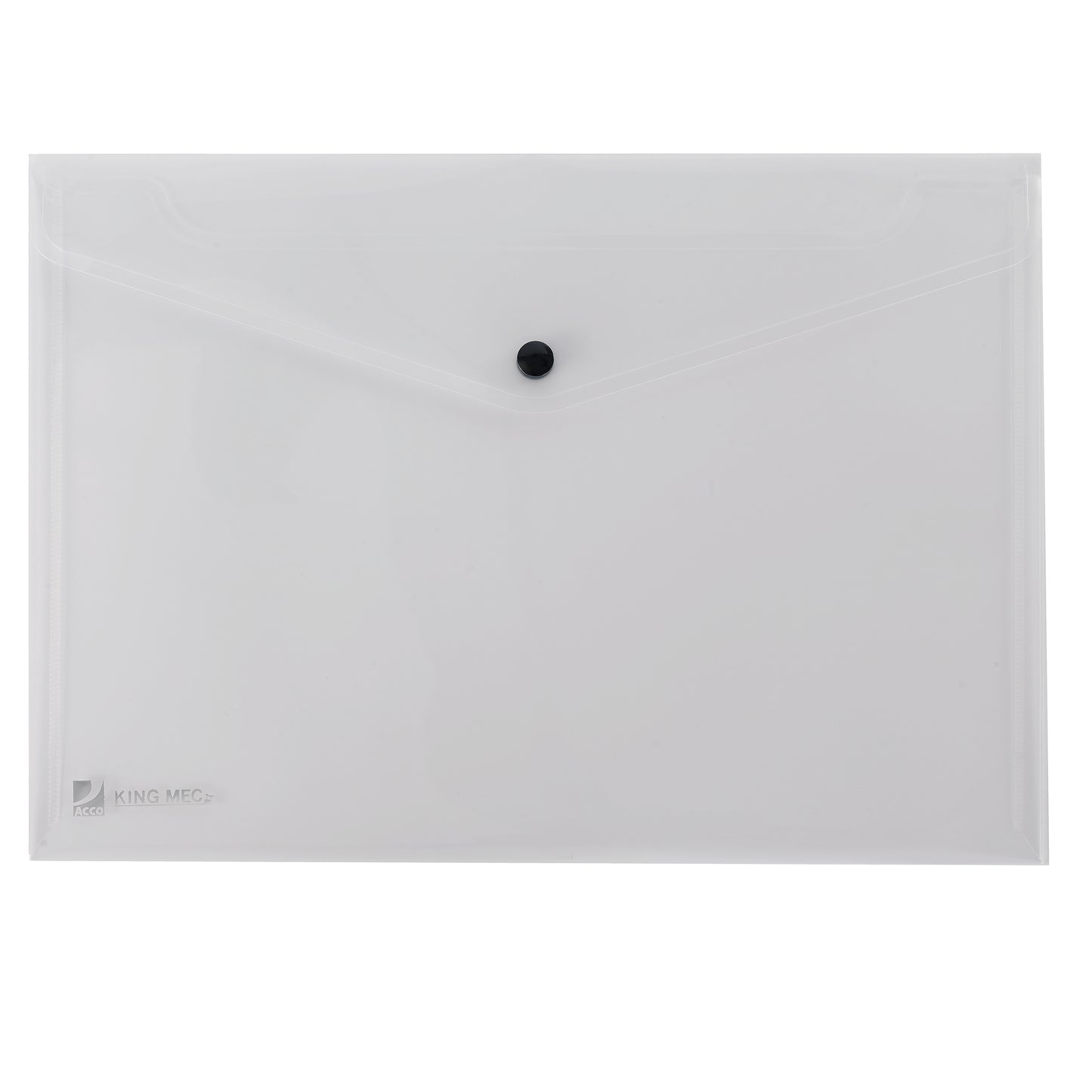 Busta con bottone Pull - A4 - PP - trasparente - King Mec