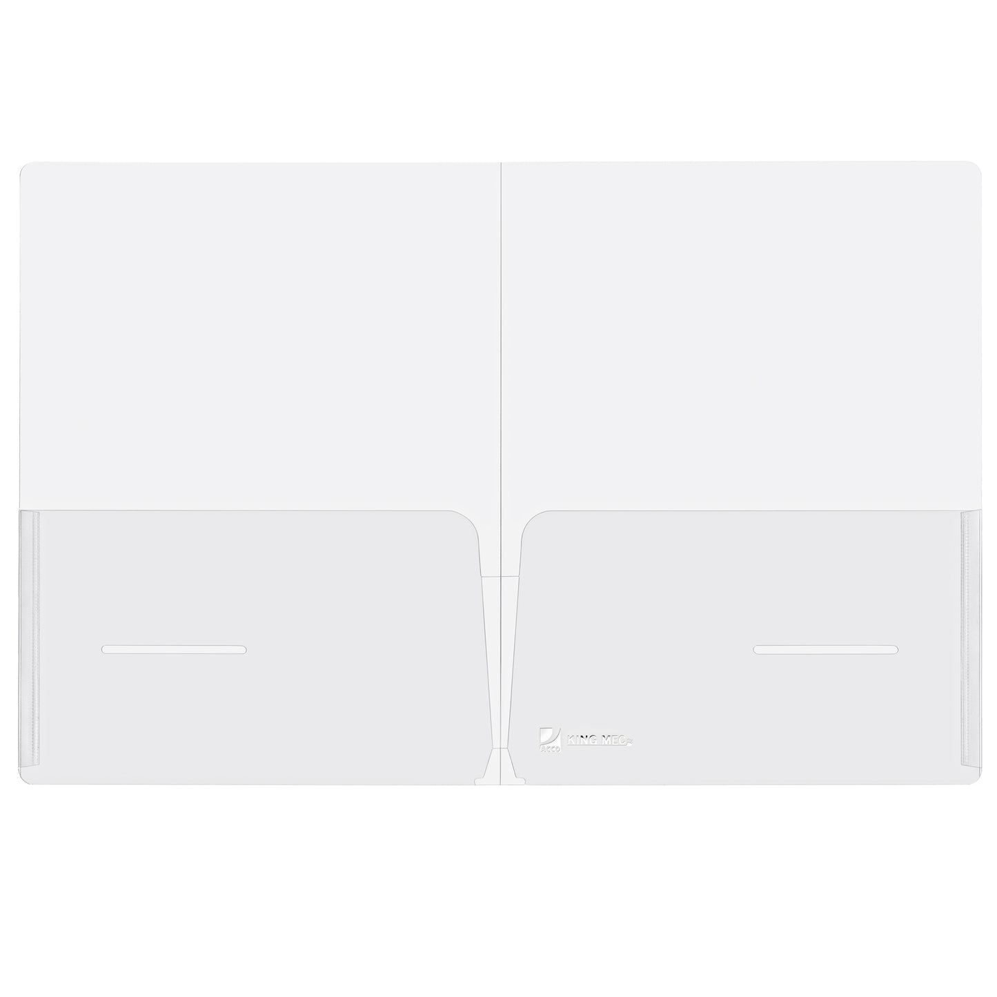 Cartella con doppia tasca Full - A4 - PP - trasparente - King Mec